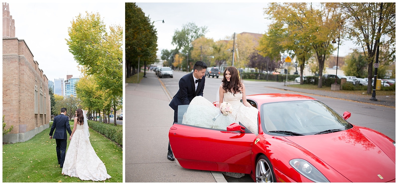 Calgary wedding, downtown, Pinebrook golf & country club wedding, church, st. mary's cathedral, fall, autumn, wedding photographer