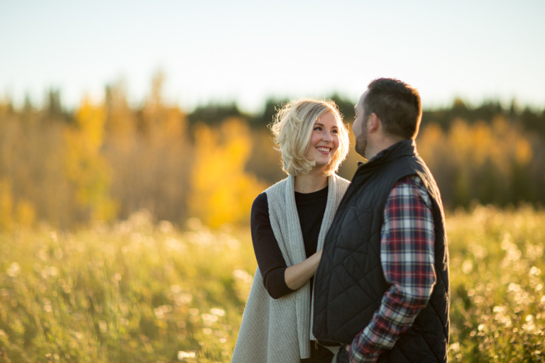 Calgary Fall Engagement | Kristi + Bryce