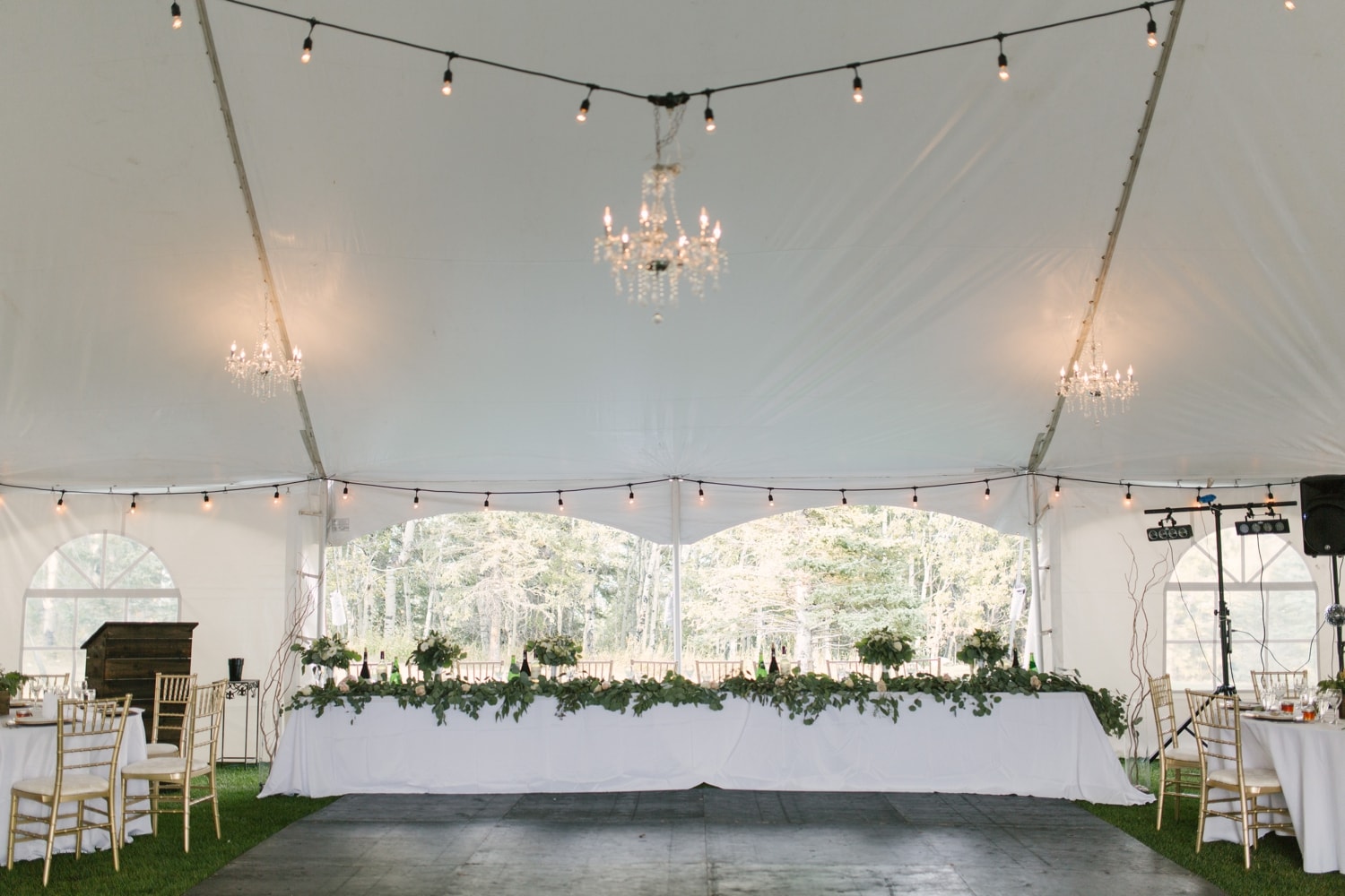 Outdoor Priddis Alberta Wedding Backyard Wedding Tent Laura Barclay Photography