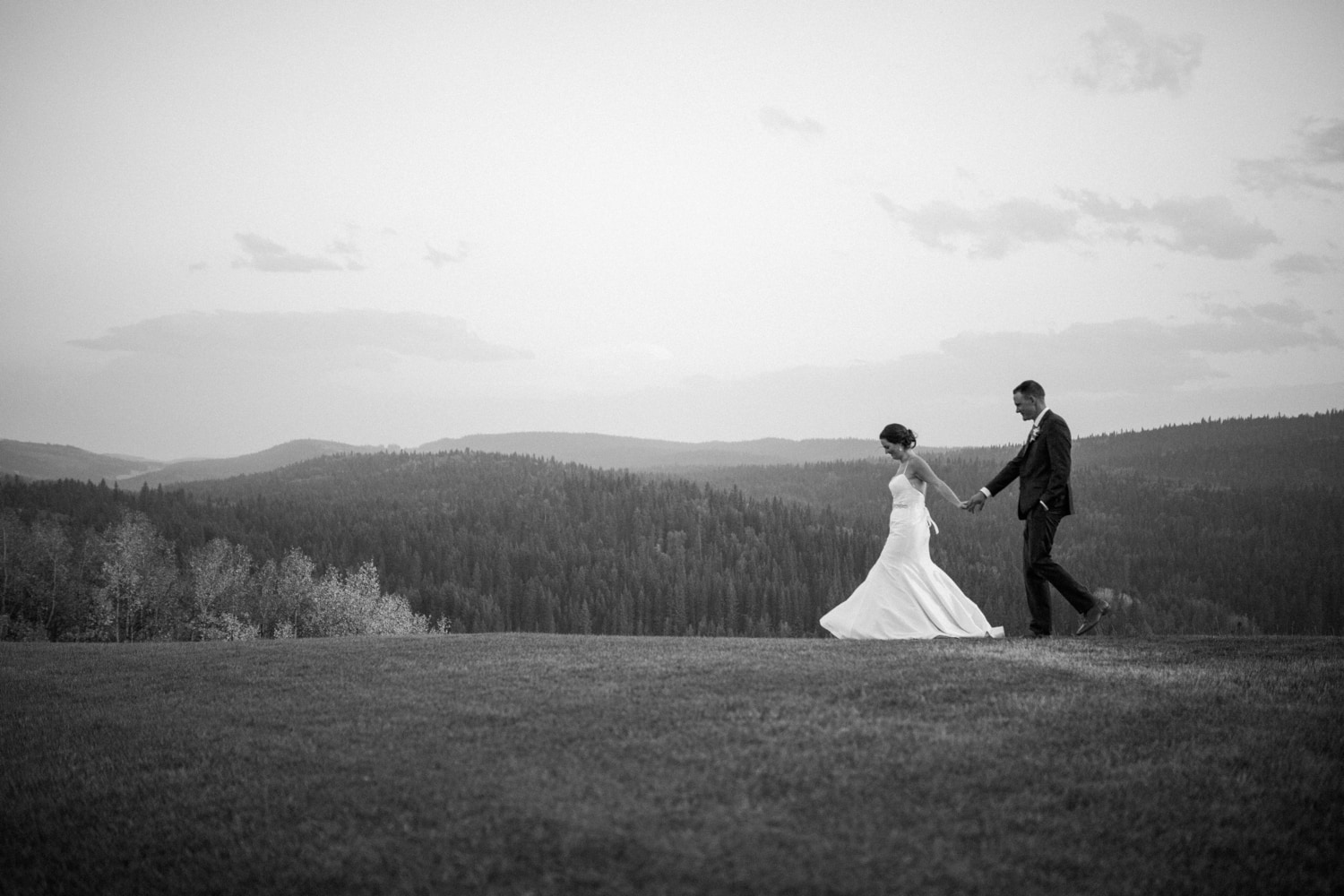 Outdoor Priddis Alberta Wedding Backyard Wedding Tent Laura Barclay Photography