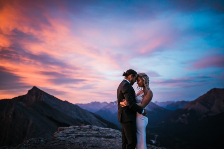 Banff Sunrise Hiking Elopement