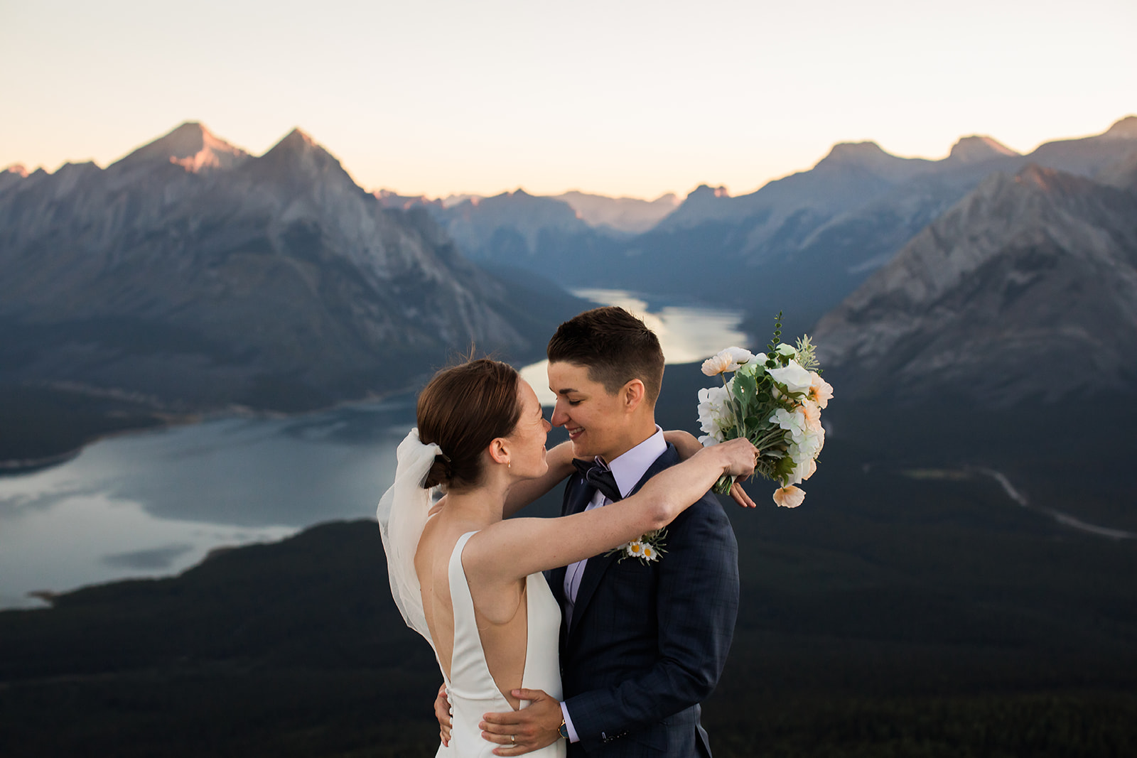 Same-Sex Hiking Elopement